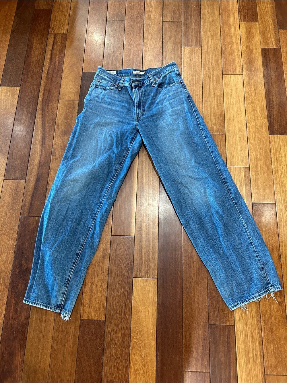 Women’s Levi’s Baggy Dad Blue Denim Jeans